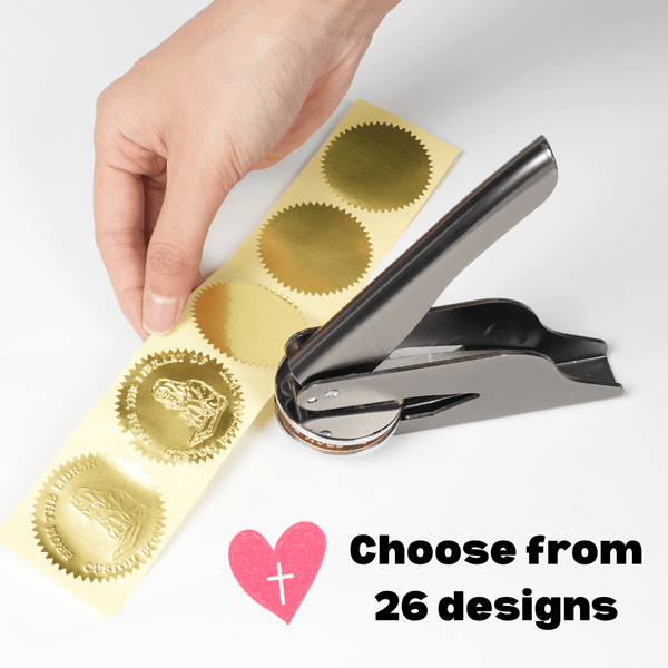 Godisabove™ Faith Book Embosser (Comes With Free Embosser Gift Box + 50 Gold Stickers)