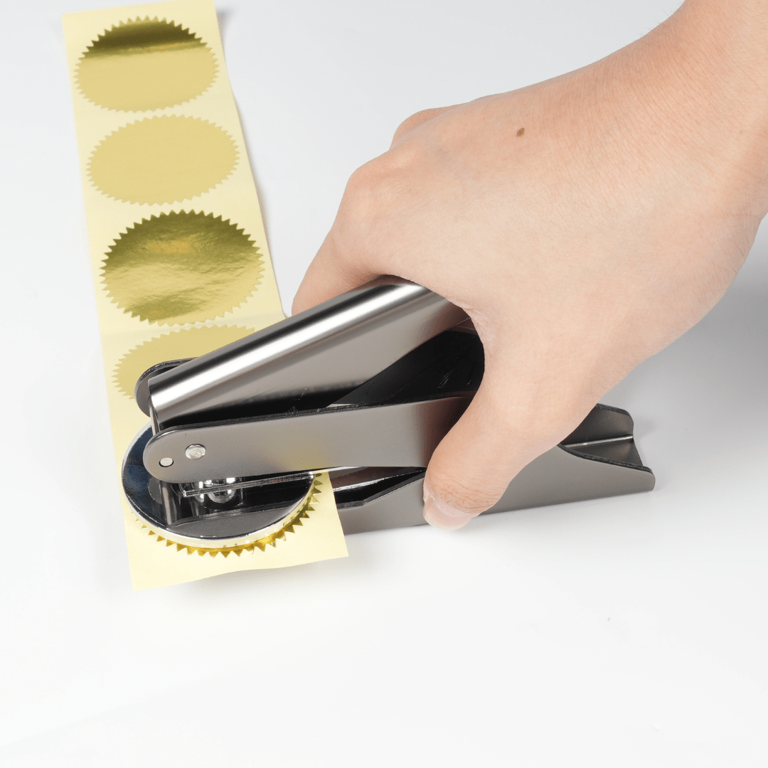 200 Golden Seal Stickers Pack For Faith Embosser