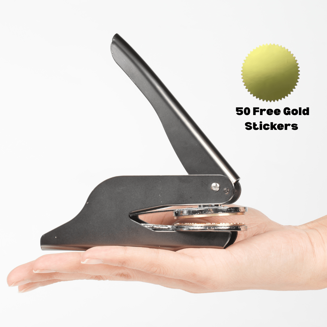 Godisabove™ Faith Book Embosser (Comes With Free Embosser Gift Box + 50 Gold Stickers)