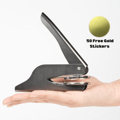 Godisabove™ Faith Book Embosser (Comes With Free Embosser Gift Box + 50 Gold Stickers)