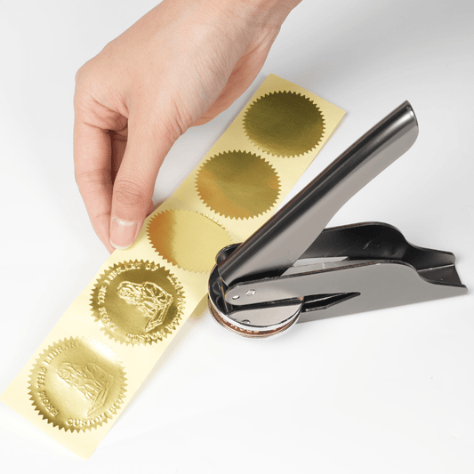 200 Golden Seal Stickers Pack For Faith Embosser