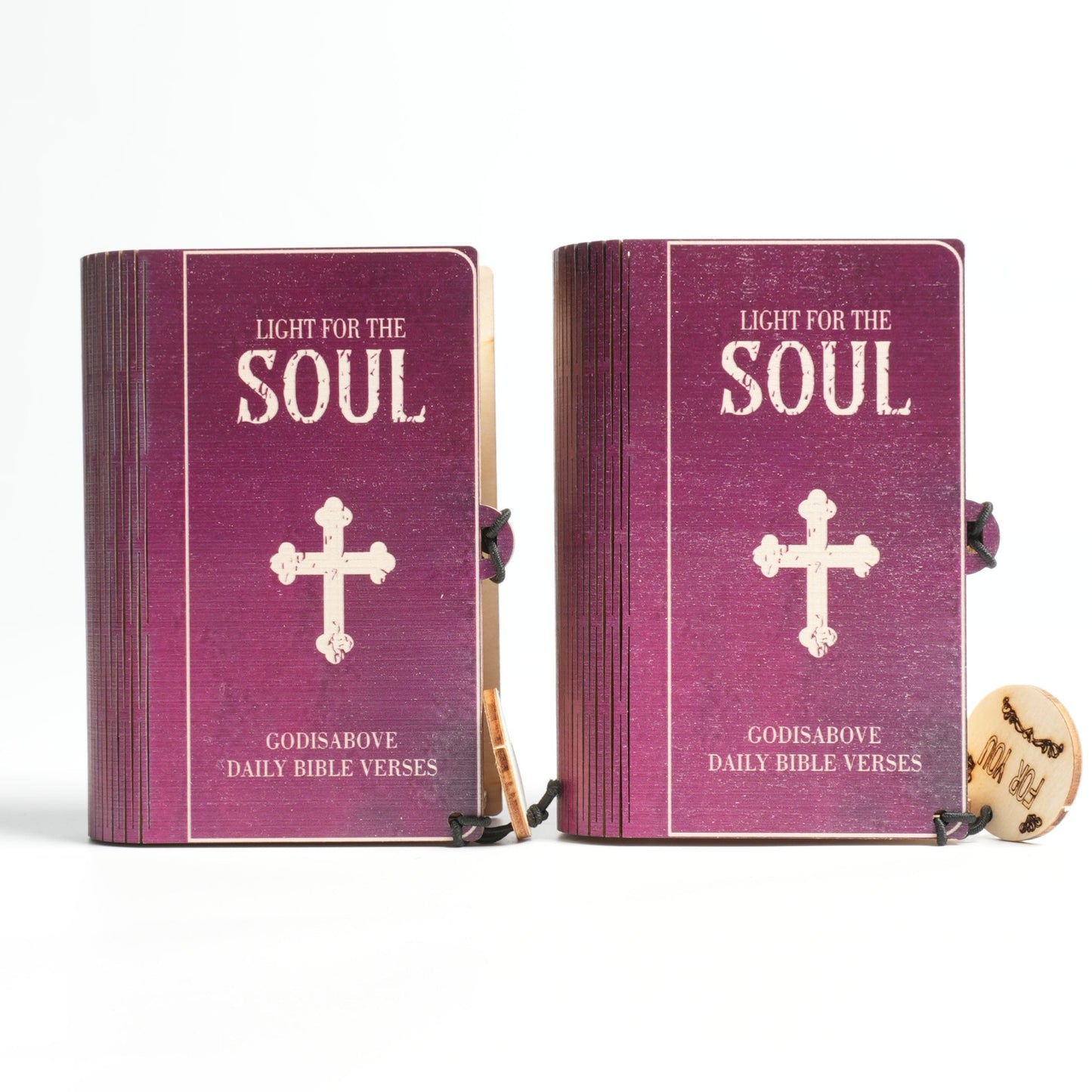 Handmade Wooden Box 90 Day Bible Verses (Comes With Christian Gifts)