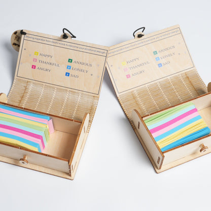 Handmade Wooden Box 90 Day Bible Verses (Comes With Christian Gifts)